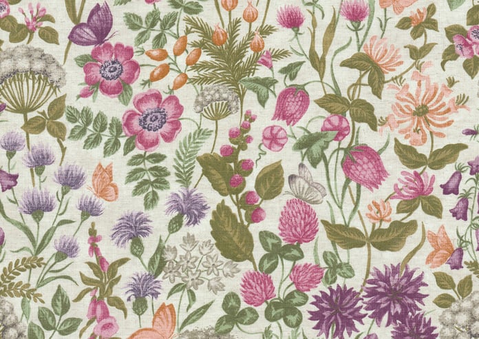 Field Flowers, Copper - Twist&Fit Roman Blind - Image 7